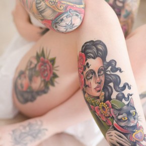 Татуировки для девушек в стиле олд скул