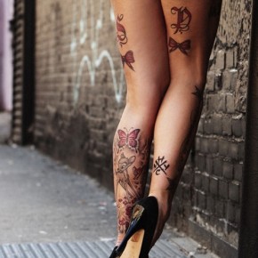 Татуировки для девушек на ногах