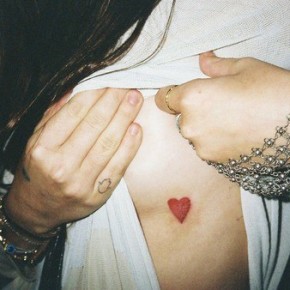 Татуировки для девушек сердечки